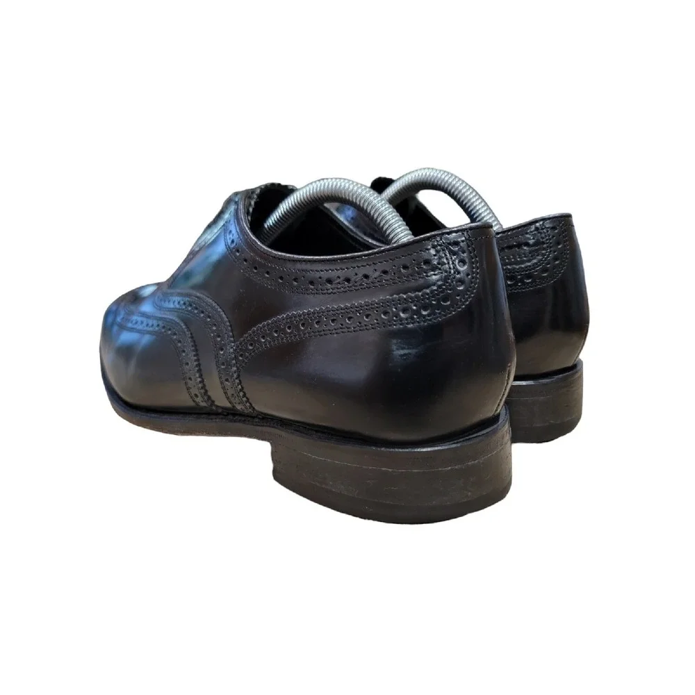 Florsheim Men's Lexington‎ Oxford Wingtip Brogue Dress Shoe Black Sz 9.5 3E